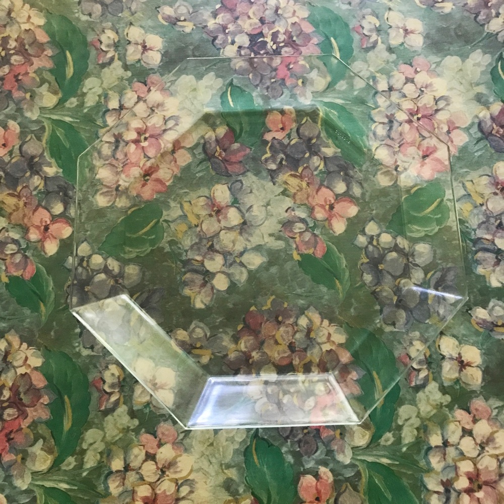Glass Serving Plate